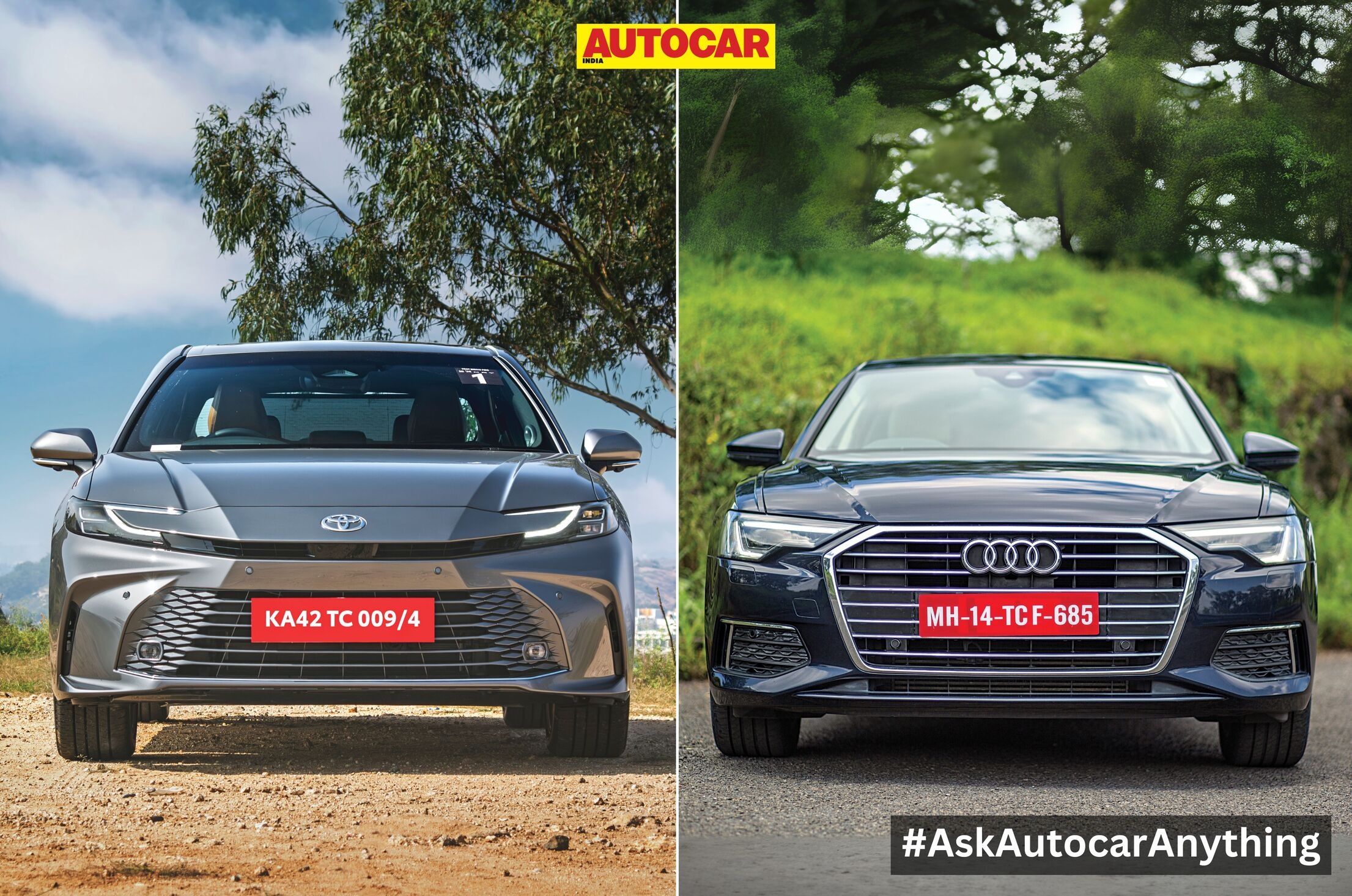 New Toyota Camry vs Audi A6 